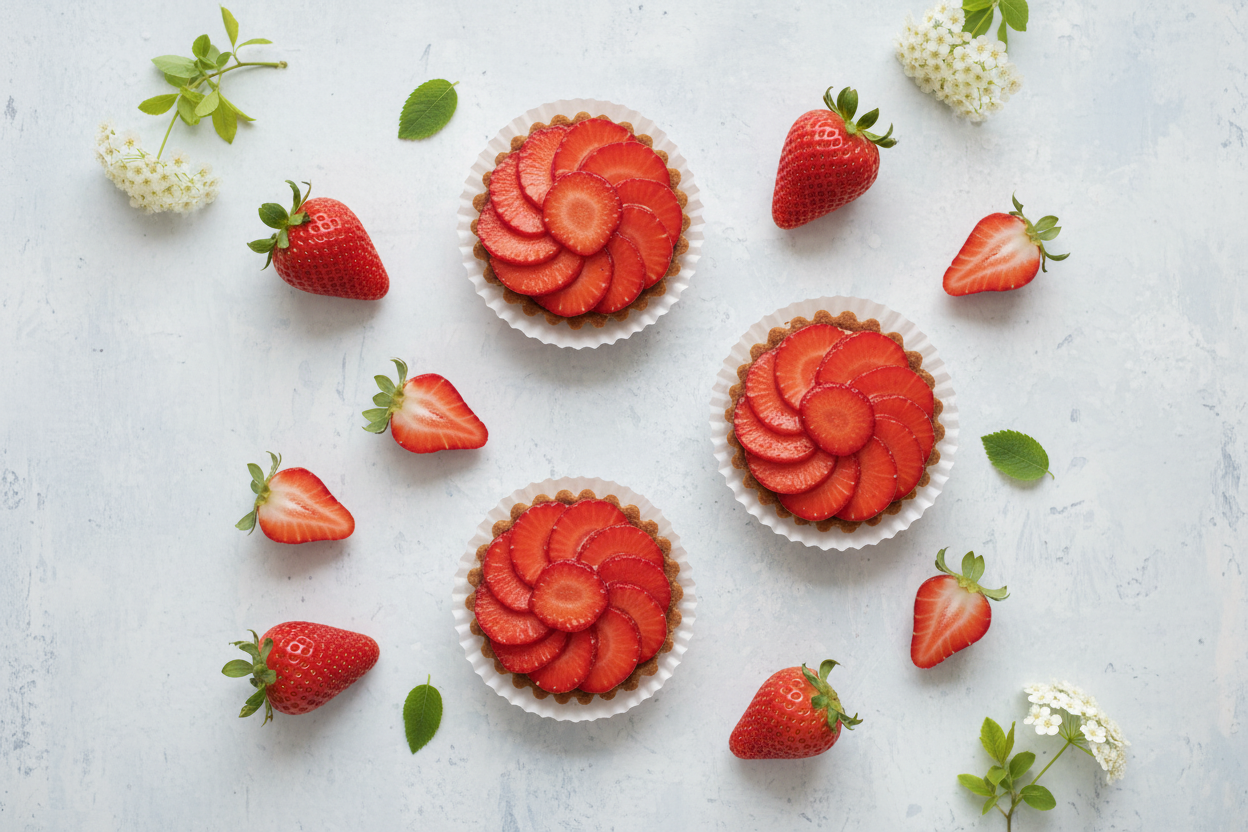 Tartelettes aux fraises